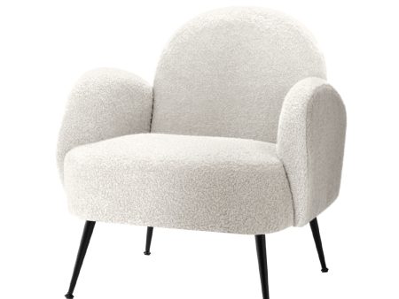 Artiss Armchair Lounge Chair Armchairs Accent Arm Chairs Sherpa Boucle White Sale