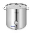 SOGA Stainless Steel Brewery Pot 33L With Beer Valve 35*35cm on Sale