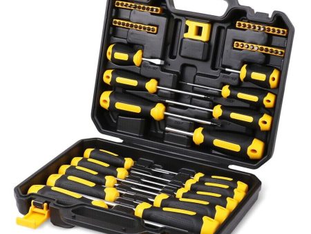 57-Piece Magnetic Screwdriver Set Slotted Phillips Bit Hex Pozidriv Torx Key Bit Online