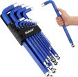 ELEAD Jumbo Hex Key Allen Wrench Set | 13-Piece Metric 2-19mm | Long Ball End Durable CR-V | Automotive | Mechanic | Furniture | Professional Grade Tools on Sale