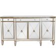 Mirrored Sideboard Antiqued Ribbed Sale