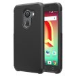 Tmobile REVVL, Alcatel A30 Plus, A30 Fierce, Alcatel Walters Slim Dual Layered Shock Resistant Hybrid Case Cover - Black Online now