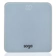 SOGA 180kg Digital Fitness Weight Bathroom Gym Body Glass LCD Electronic Scales White Cheap