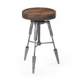 TRIPOD LEATHER WIND UP STOOL Online Hot Sale