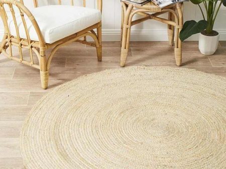 Atrium Polo Bleach By Rug Culture - 120X120cm ROUND For Discount