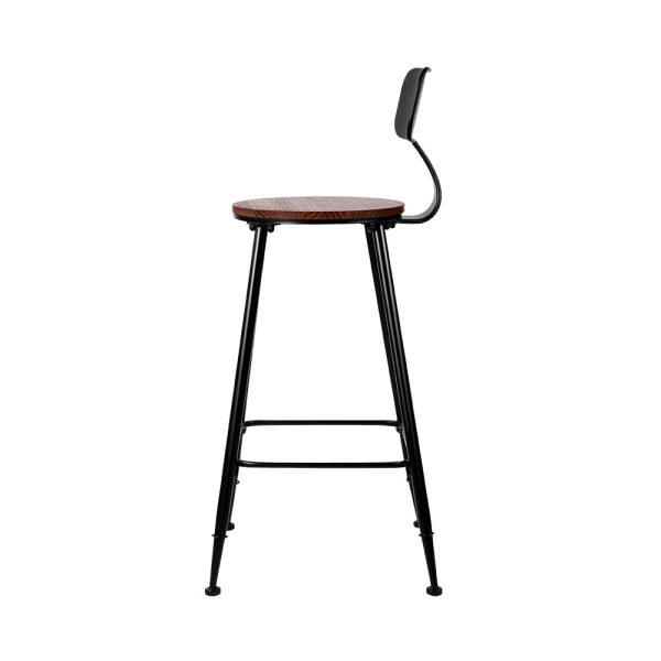 Artiss 4x Bar Stools Vintage Metal Chairs Hot on Sale