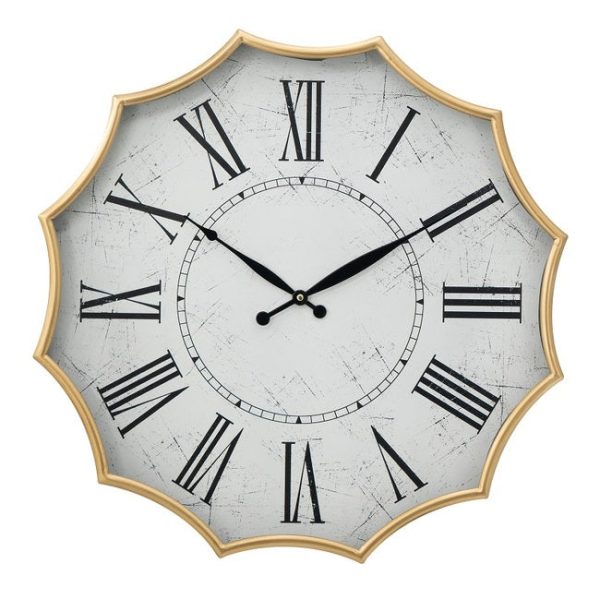 Scalloped Wall Clock For Discount