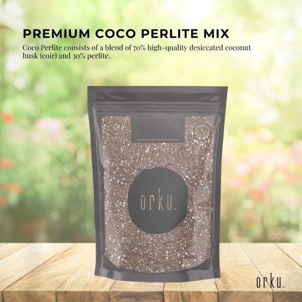 2L Premium Coco Perlite Mix - 70% Coir Husk 30% Hydroponic Plant Growing Medium on Sale