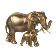 Elephant Mother & Calf Statue 17.5cm Featuring a mom and baby elephant. Made of 100% Polyresin   Measurements are 30.5 X 13.5 X 17.5cms  Online Sale