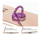 Glitter Cute Bling Diamond 360° Rotation Finger Ring Grip Stand for cell phone - Purple Cheap