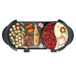 SOGA 2 in 1 Electric Non-Stick BBQ Teppanyaki Grill Plate Steamboat Dual Sided Hotpot Fashion