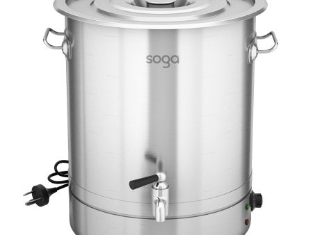 SOGA 48L Stainless Steel URN Commercial Water Boiler 2200W on Sale