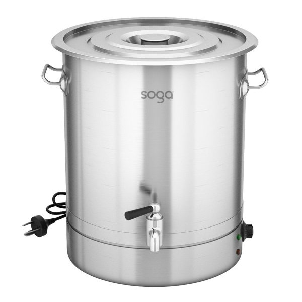 SOGA 48L Stainless Steel URN Commercial Water Boiler 2200W on Sale