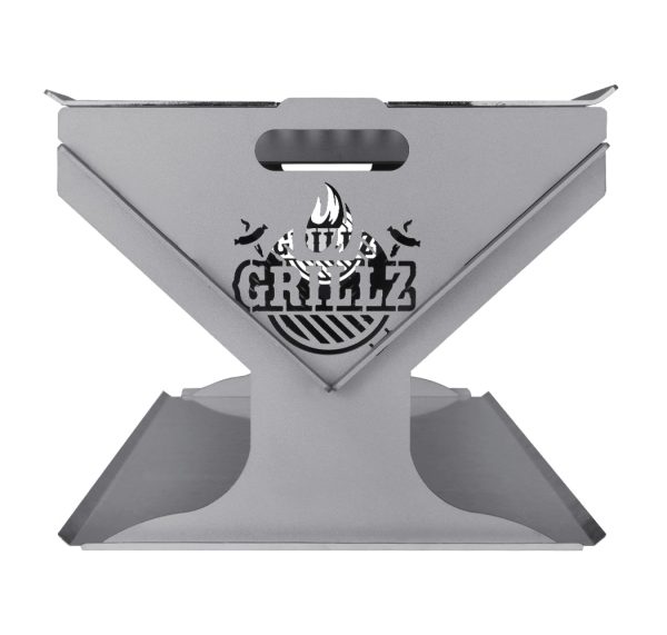 Grillz Fire Pit BBQ Grill Steel Online now