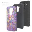 Tmobile REVVL, Alcatel A30 Plus, A30 Fierce, Alcatel Walters Case,  [Include Temper Glass Screen Protector] Slim Hybrid Dual Layer [Shockproof] Cover - Rainbow Flower Hot on Sale