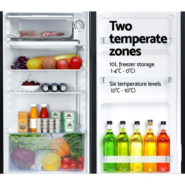 Devanti 95L Bar Fridge Black Cheap