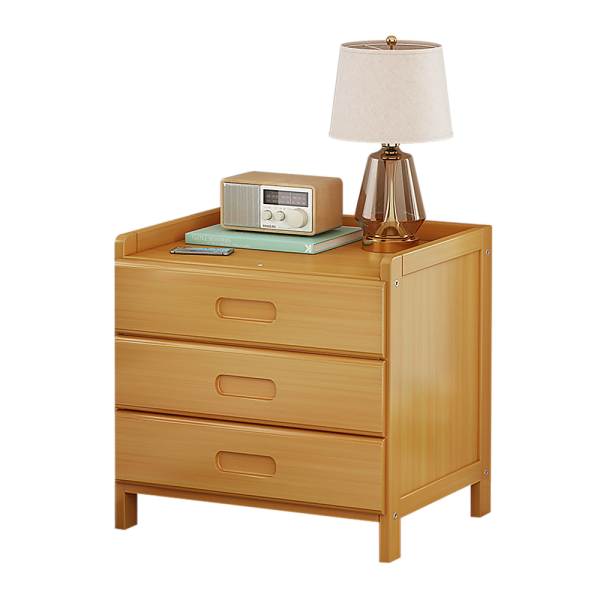 Bamboo Bedside Table Nightstand Storage Bedroom Sofa Side Stand Online Hot Sale