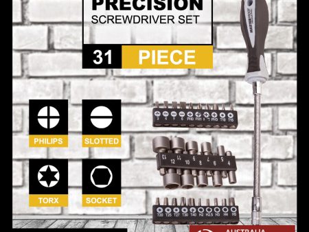 31Pc Precision Screwdriver Bits Set Nut Driver Setter Hex PC Key Phone Slot Tool Online Hot Sale