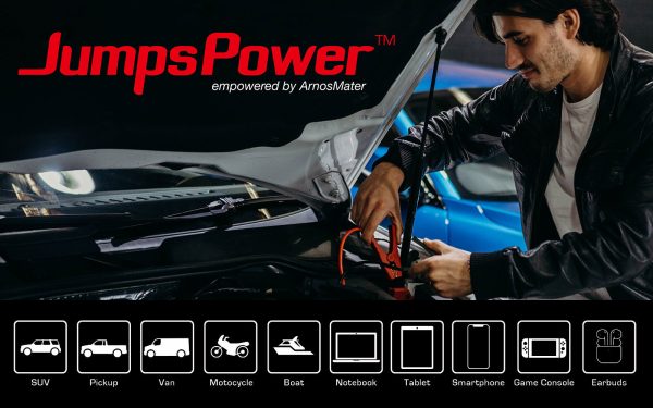 2000A JumpsPower Jump Starter Powerbank 37000mWh 12V Phone Car Battery Charger GTS Supply