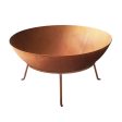 Grillz Fire Pit Cast Iron Rustic 70cm Sale