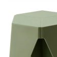 Artiss 2x Bar Stools Puzzle Plastic Foot Stool Green Fashion