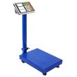 SOGA 300kg Electronic Digital Platform Scale Computing Shop Postal Weight Blue Sale