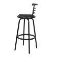 Artiss 4x Bar Stools Swivel Leather Padded Metal Online now