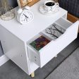 Wooden Bedside Table 2 Drawers Cabinet Storage Night Stand Cheap