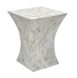 GLEESON MOTHER OF PEARL HAND MADE SIDE TABLE For Sale