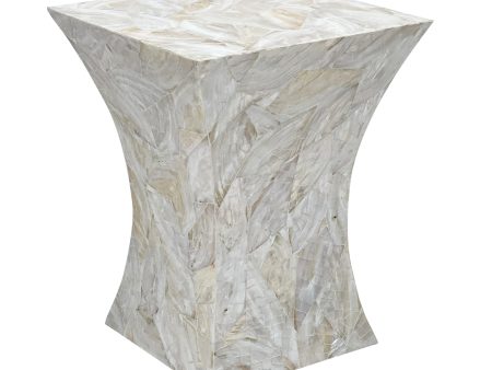 GLEESON MOTHER OF PEARL HAND MADE SIDE TABLE For Sale