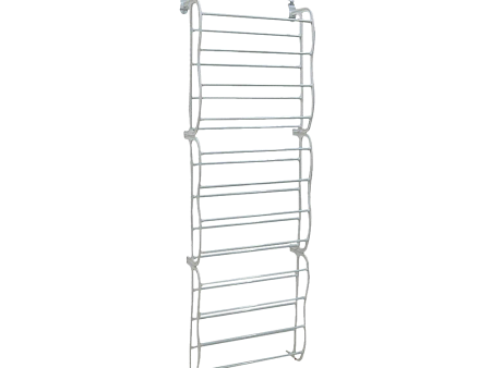 36 Pair Shoe Holder Organiser Over The Door Hanging Shelf Rack Storage Hook Online Hot Sale