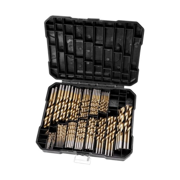 RYNOMATE 230 pcs Drill Bits Set with Black Plastic Case (Gold) Online