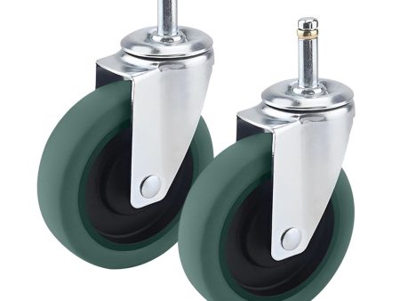 SOGA 2 x 4  Heavy Duty Polyurethane Swivel Castor Wheels Cheap