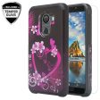 Tmobile REVVL, Alcatel A30 Plus, A30 Fierce, Alcatel Walters Case,  [Include Temper Glass Screen Protector] Slim Hybrid Dual Layer [Shockproof] Cover - Heart Butterflies For Sale