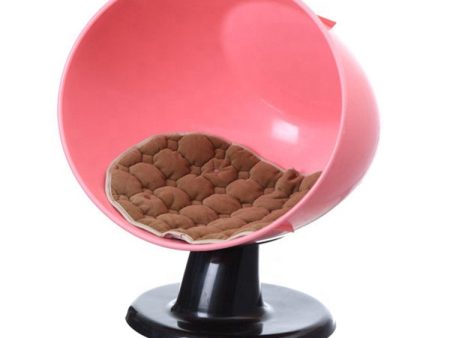 YES4PETS Medium Pet Dog Cat Cave House Nest Puppy Cave Chair Sofa Bed Pink Fashion