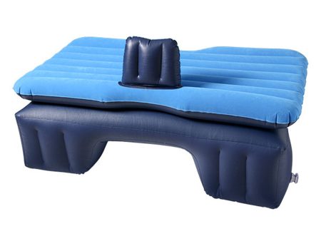 SOGA Inflatable Car Mattress Portable Travel Camping Air Bed Rest Sleeping Bed Blue Discount