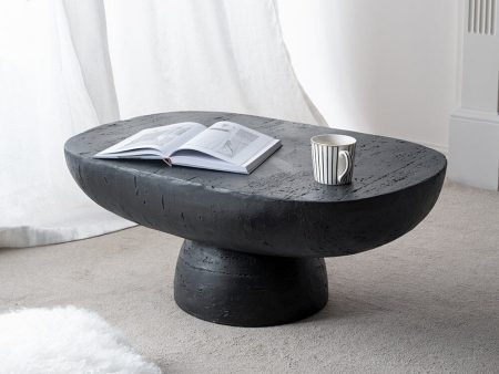 BLACK IS BACK CEMENT COFFEE TABLE Supply