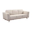 3+2+1 Seater Sofa Beige Fabric Lounge Set for Living Room Couch with Wooden Frame Online Hot Sale