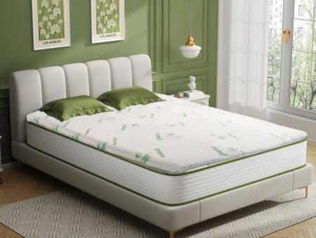 4cm Memory Foam Mattress Topper with Bamboo Cover - King Discount