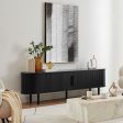 Tate 200cm TV Unit in Black Online now