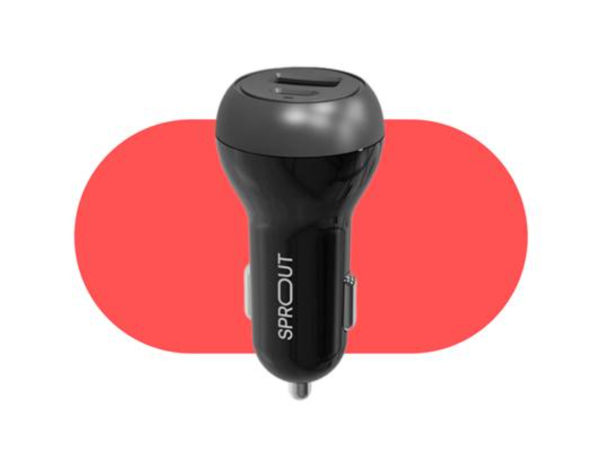 Sprout Qi2 Magnetic Wireless Car Charger - Black on Sale