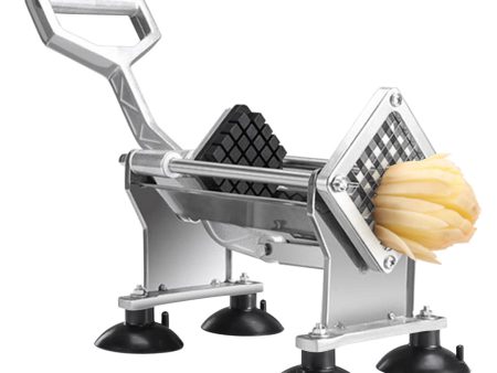 SOGA Stainless Steel Potato Cutter Commercial-Grade French Fry and Fruit Vegetable Slicer with 3 Blades Hot on Sale