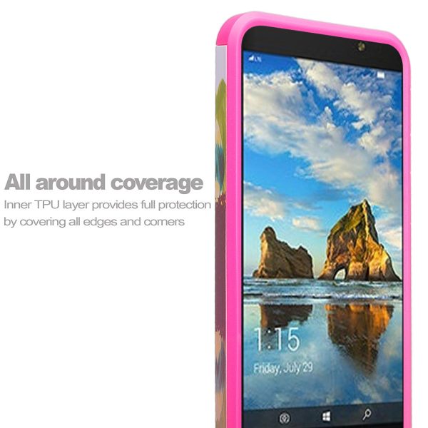 Tmobile REVVL, Alcatel A30 Plus, A30 Fierce, Alcatel Walters Case, [Include Temper Glass Screen Protector] Slim Hybrid Dual Layer [Shockproof] Cover - Vivid Sunflower Supply