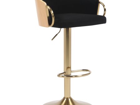 JENSEN GOLD GAS LIFT BAR STOOL Online