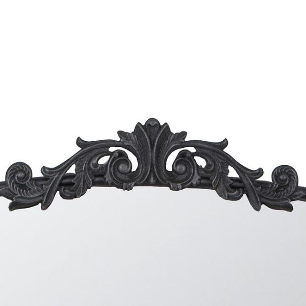 Baroque Black Mirror 80cmH.  Reminiscent of the baroque era with its detailing Online