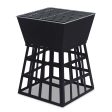 Wallaroo Outdoor Fire Pit for BBQ, Grilling, Cooking, Camping- Portable Brazier with Reversible Stand for Backyard on Sale