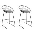 Artiss 2x Bar Stools Padded Seat Metal Online now