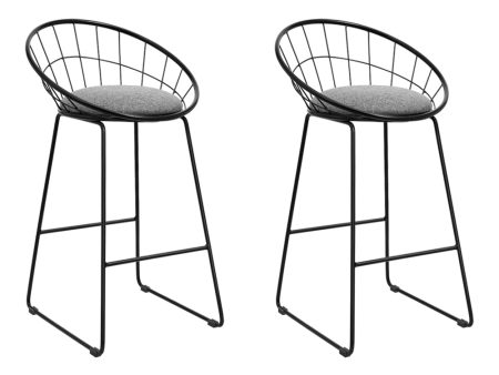 Artiss 2x Bar Stools Padded Seat Metal Online now