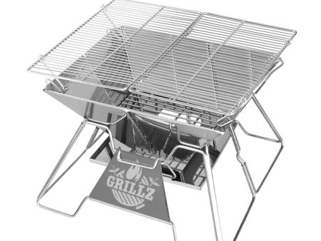 Grillz Fire Pit BBQ Grill with Carry Bag Portable Sale