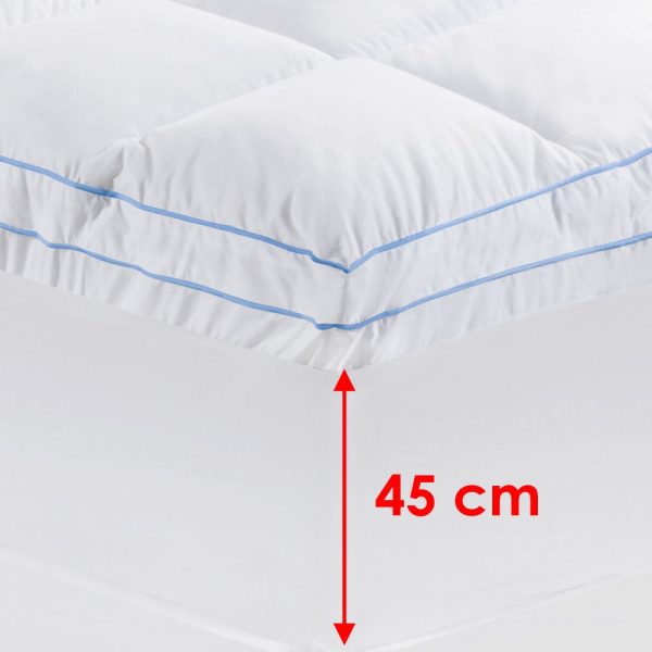 Cloudland 750GSM Memory Resistant Microball Fill Mattress Topper Super King Online Hot Sale